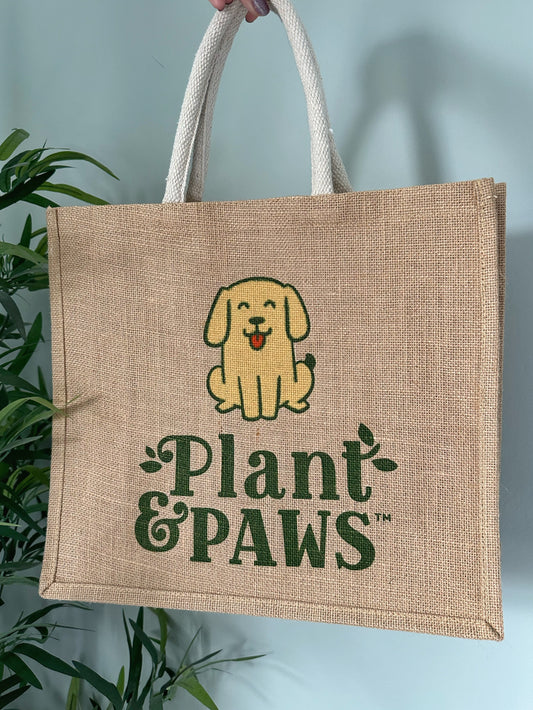 Plant & Paws Jute Bag For Life